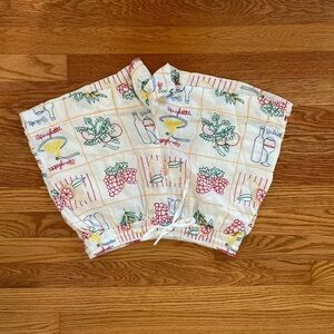 Magaschoni White Embroidered Women Shorts